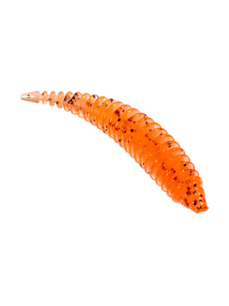 Приманка ZUB-MAGGOT SLIM 40мм(1,5")-12шт, (цвет 250) морковный с блестками Приманка ZUB-MAGGOT SLIM 40мм(1,5")-12шт, (цвет 250) морковный с блестками