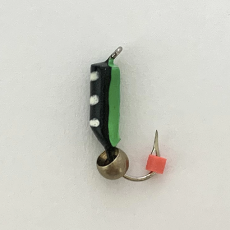 Столбик с латунным шариком 2,5 мм ЧЕРНО-ЗЕЛЕНЫЙ