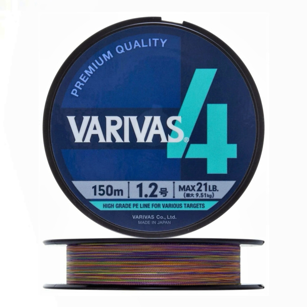 Плетеный шнур VARIVAS PE 4 150m 1.2 Marking