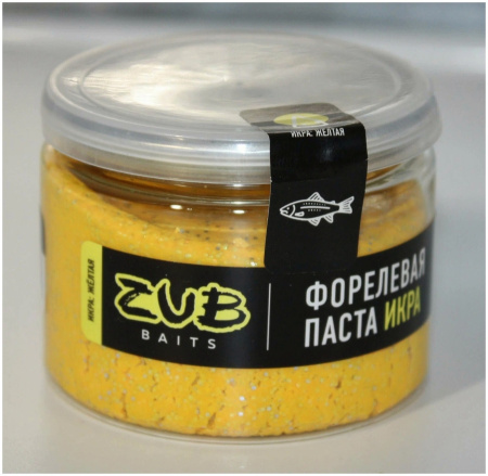 Паста ZUB 60мл Форель "Икра" Желтая
