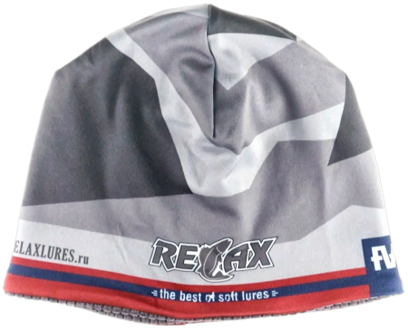 Фирменная трикотажная шапка Relax (серая камо) Фирменная трикотажная шапка Relax (серая камо)