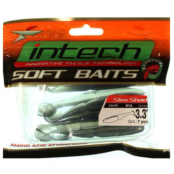 Приманка Intech Slim Shad 3,3" (7шт.) (#14) Приманка Intech Slim Shad 3,3" (7шт.) (#14)