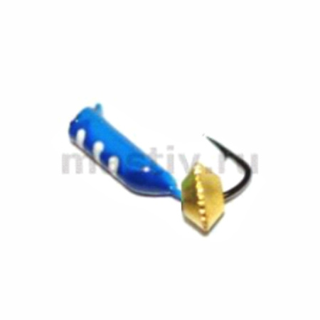 Безнасадка 2,5 синий, тарелка, 0,6гр. золото