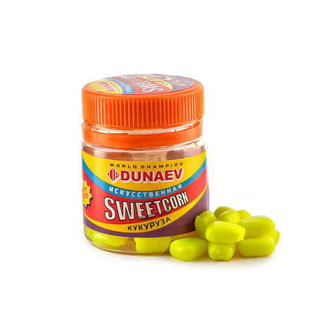 Искусственная насадка "Дунаев Кукуруза 10мм Желтая" Натуральная
