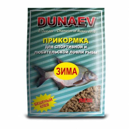 Прикормка "DUNAEV iCE-КЛАССИКА" 0.75кг  гранулы Лещ Прикормка "DUNAEV iCE-КЛАССИКА" 0.75кг  гранулы Лещ