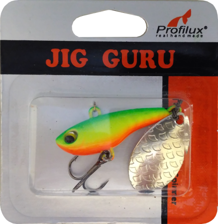 Джиг-блесна Тэйл-Спиннер (21 гр)  цв.311 ("регги" горизонтальный)