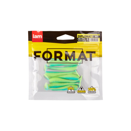 Силиконовая приманка FORMAT DIPLOMAT 50mm (8шт.) цвет F12