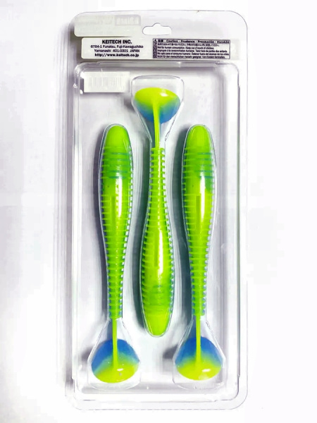 Приманка силиконовая Keitech Swing Impact FAT 6.8" #PAL03 Ice Chartreuse