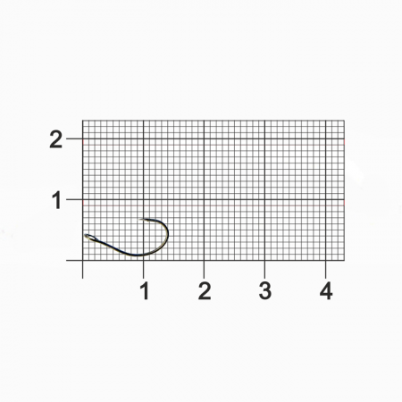 Крючок Dunaev Trout Super Black #10 (упак. 7 шт)