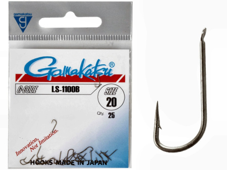 Крючки Gamakatsu LS-1100B HOOKS BRONZE разм. 20 25шт. Крючки Gamakatsu LS-1100B HOOKS BRONZE разм. 20 25шт.