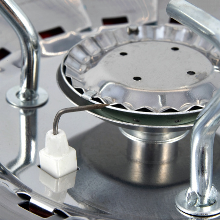 Газовая плитка мал. пьезо, ветрозащитная, шланг (цанг.)/50/