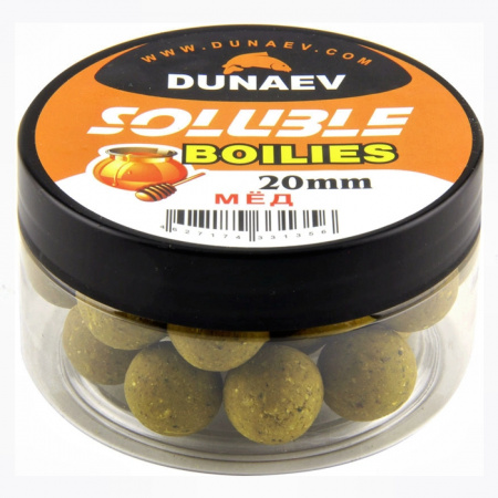Бойлы DUNAEV Пылящие 20мм Мед (130г)