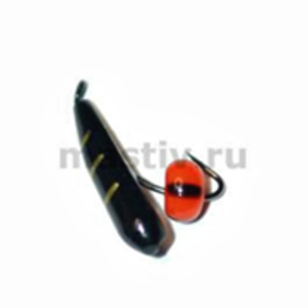 Хрень 3 чёрный, L=12, арбуз, 0,8гр. (красный)