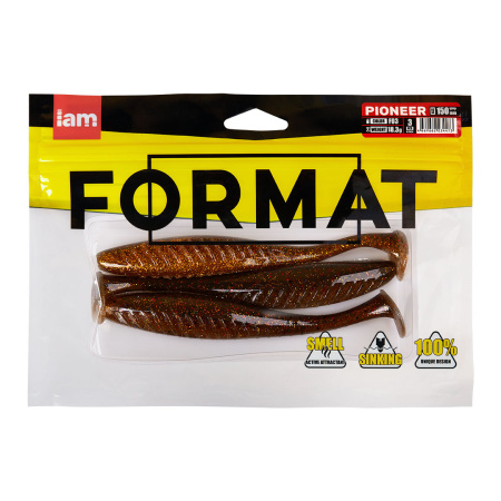 Силиконовая приманка FORMAT PIONEER 150mm (3шт.) цвет F03