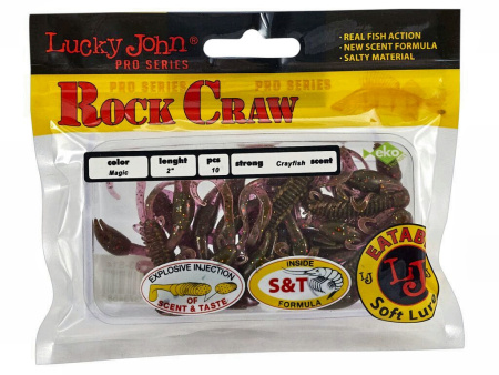 Твистеры съедоб. искусст. LJ Pro Series ROCK CRAW 2.0in (05.10)/S14 10шт.