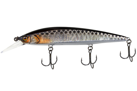 Воблер JACKALL Rerange 110SP MR цв. hl silver & black