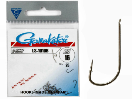 Крючки Gamakatsu LS-1010B HOOKS BRONZE разм. 16 25шт. Крючки Gamakatsu LS-1010B HOOKS BRONZE разм. 16 25шт.