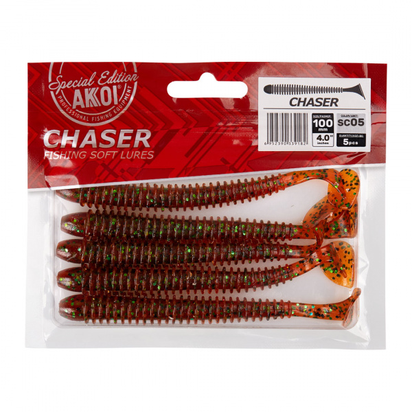 Силиконовая приманка AKKOI CHASER 100mm цвет SC05 Силиконовая приманка AKKOI CHASER 100mm цвет SC05