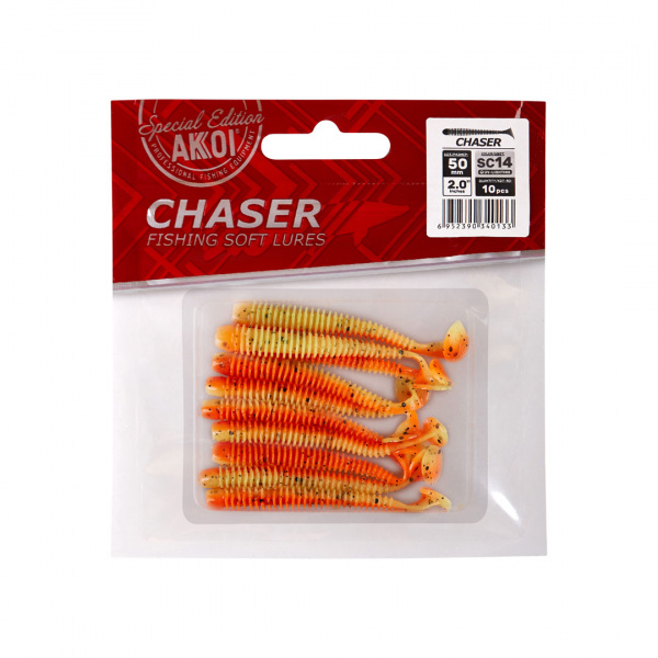Силиконовая приманка AKKOI CHASER  75mm цвет SC14 Силиконовая приманка AKKOI CHASER  75mm цвет SC14