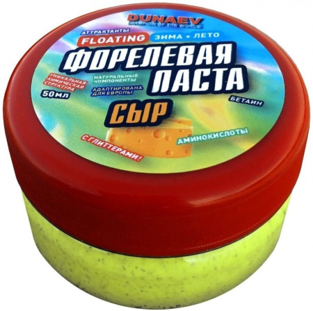 Паста Dunaev 50мл Форель Сыр Лайм