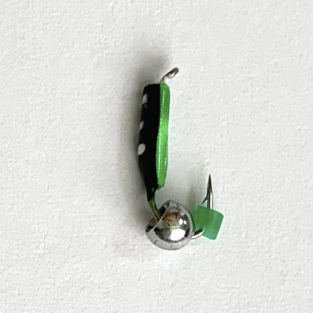 Столбик с белым шариком 1,5 мм ЧЕРНО-ЗЕЛЕНЫЙ