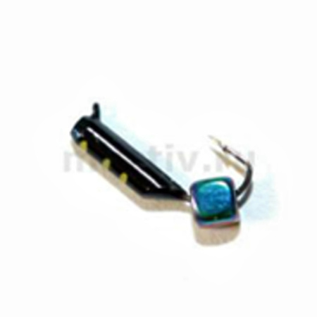 Безнасадка 1,5 чёрный, кубик, 0,2гр. (хамелеон)