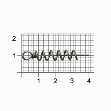 Ввертыш для силиконовой приманки ZUB размер L 7шт/уп