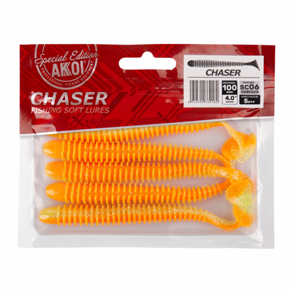Силиконовая приманка AKKOI CHASER 100mm цвет SC06 Силиконовая приманка AKKOI CHASER 100mm цвет SC06