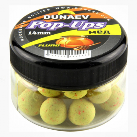 Бойлы DUNAEV POP-UP 14мм Мед (30г)