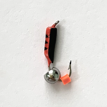 Столбик с белым шариком 2,0 мм КРАСНО-ЧЕРНЫЙ