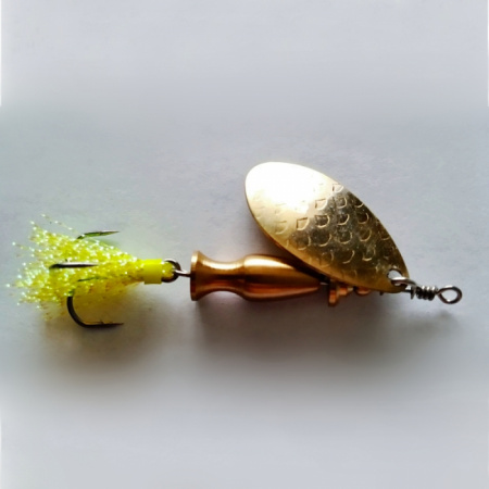 Вращ.премиум Щучья (7гр) цв. 05 латунь чешуя