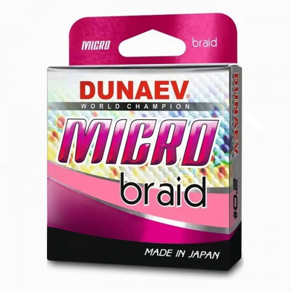 Шнур Dunaev MICRO PEx4 PinkColor 100m #0.4