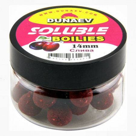 Бойлы DUNAEV Пылящие 14мм Слива (50г)