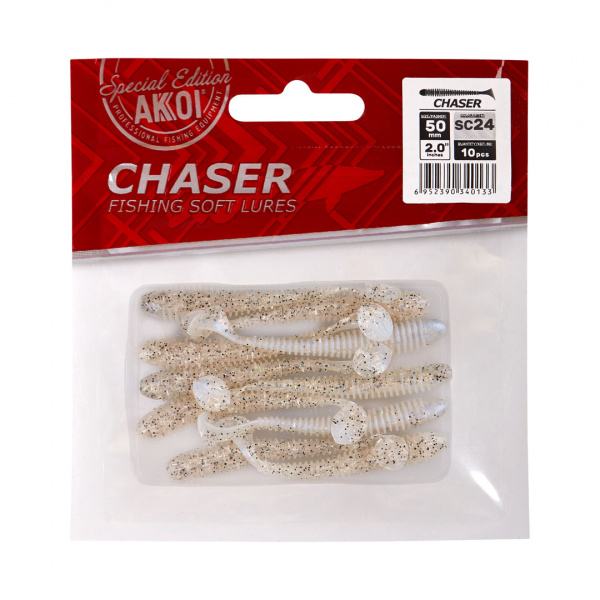 Силиконовая приманка AKKOI CHASER  75mm цвет SC24 Силиконовая приманка AKKOI CHASER  75mm цвет SC24