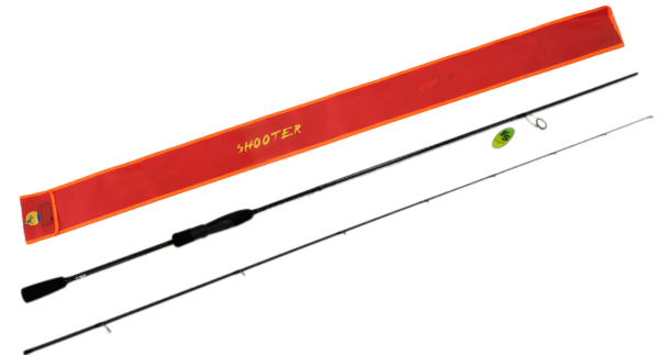 Удилище спиннинговое SHOOTER, 2 секции, полая верш, длина 2,40 м, тест 3-15 г