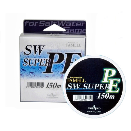 Леска плетеная YAMATOYO SW SUPER PE 150m (blue) #1.5 (20 Lb)