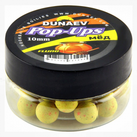Бойлы DUNAEV POP-UP 10мм Мед (30г)