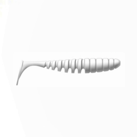 Приманка ZUB-SHAD  40мм(1,5")-12шт, (цвет 801) белый