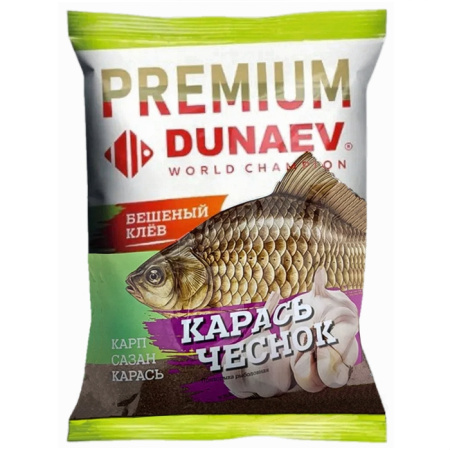 Прикормка "DUNAEV-PREMIUM" 1кг Карась Чеснок