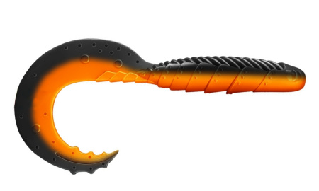 Приманка ZUB-HIBINA 180мм(7,1")-2шт, (цвет 034) черный верх-оранжевый низ