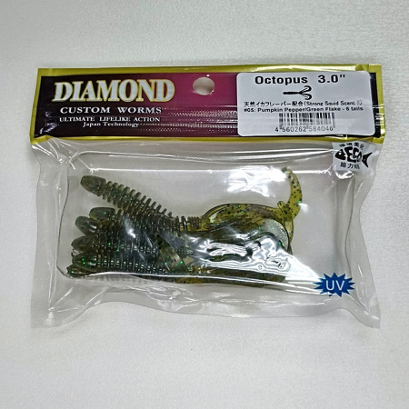 Силиконовая приманка DIAMOND Octopus 3" #05
