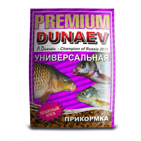 Прикормка "DUNAEV PELLETS" 1кг, 4мм Универсальная