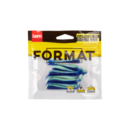 Силиконовая приманка FORMAT DIPLOMAT 50mm (8шт.) цвет F01
