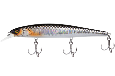 Воблер JACKALL Mag Squad 160SP цв. hl silver & black