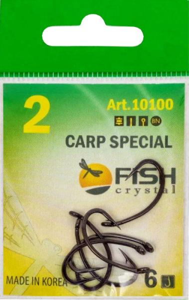 Крючок CARP SPECIAL №2 с ушком, покрытие BN (6 шт) Крючок CARP SPECIAL №2 с ушком, покрытие BN (6 шт)