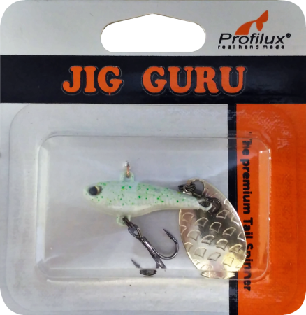 Джиг-блесна Тэйл-Спиннер (10 гр)  цв.312 (белый перламутр)