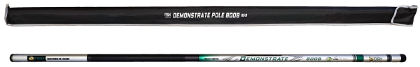 Удилище тел. без колец (маховое) "DEMONSTRATE POLE" FISH CRYSTAL длина 8 м (Gr.5-20) CARBON 30T+40T Удилище тел. без колец (маховое) "DEMONSTRATE POLE" FISH CRYSTAL длина 8 м (Gr.5-20) CARBON 30T+40T