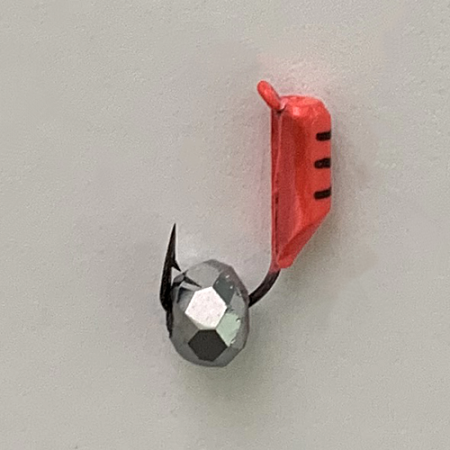 Безнасадка 2,5 красный, гр шарик, 0,6гр. серебро