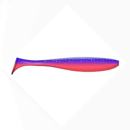 Приманка ZUB-IZI 125мм(4,8")-5шт, (цвет 021) фиолетовый верх - красный низ Приманка ZUB-IZI 125мм(4,8")-5шт, (цвет 021) фиолетовый верх - красный низ