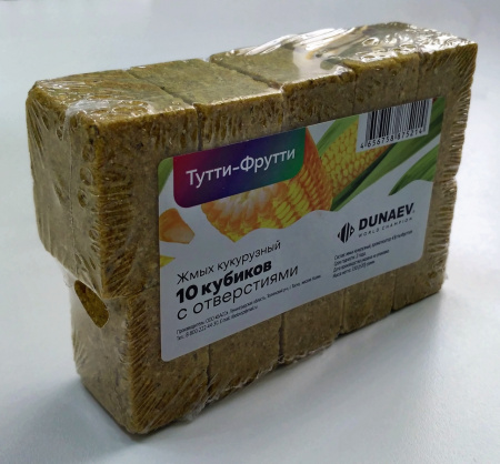 Жмых DUNAEV кукурузный  Тутти фрутти 300г.